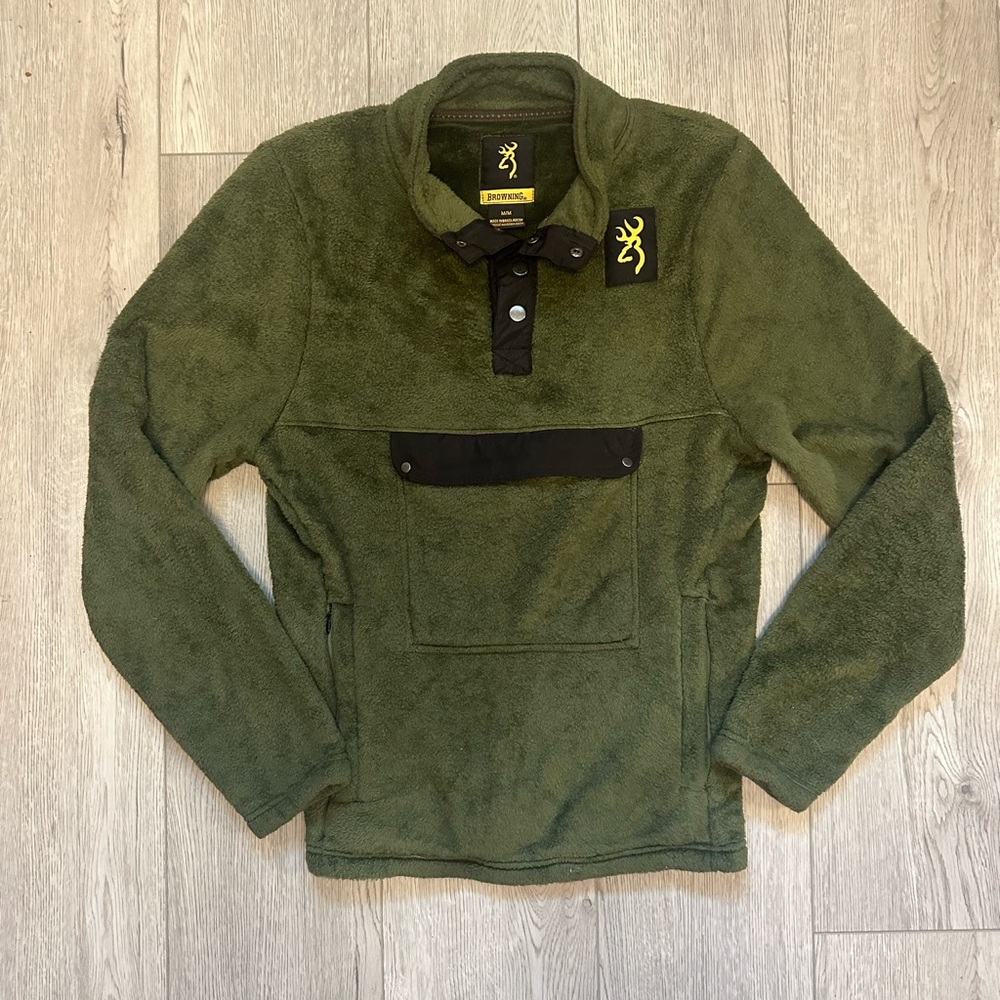 Browning Olive Green Fleece Jacket